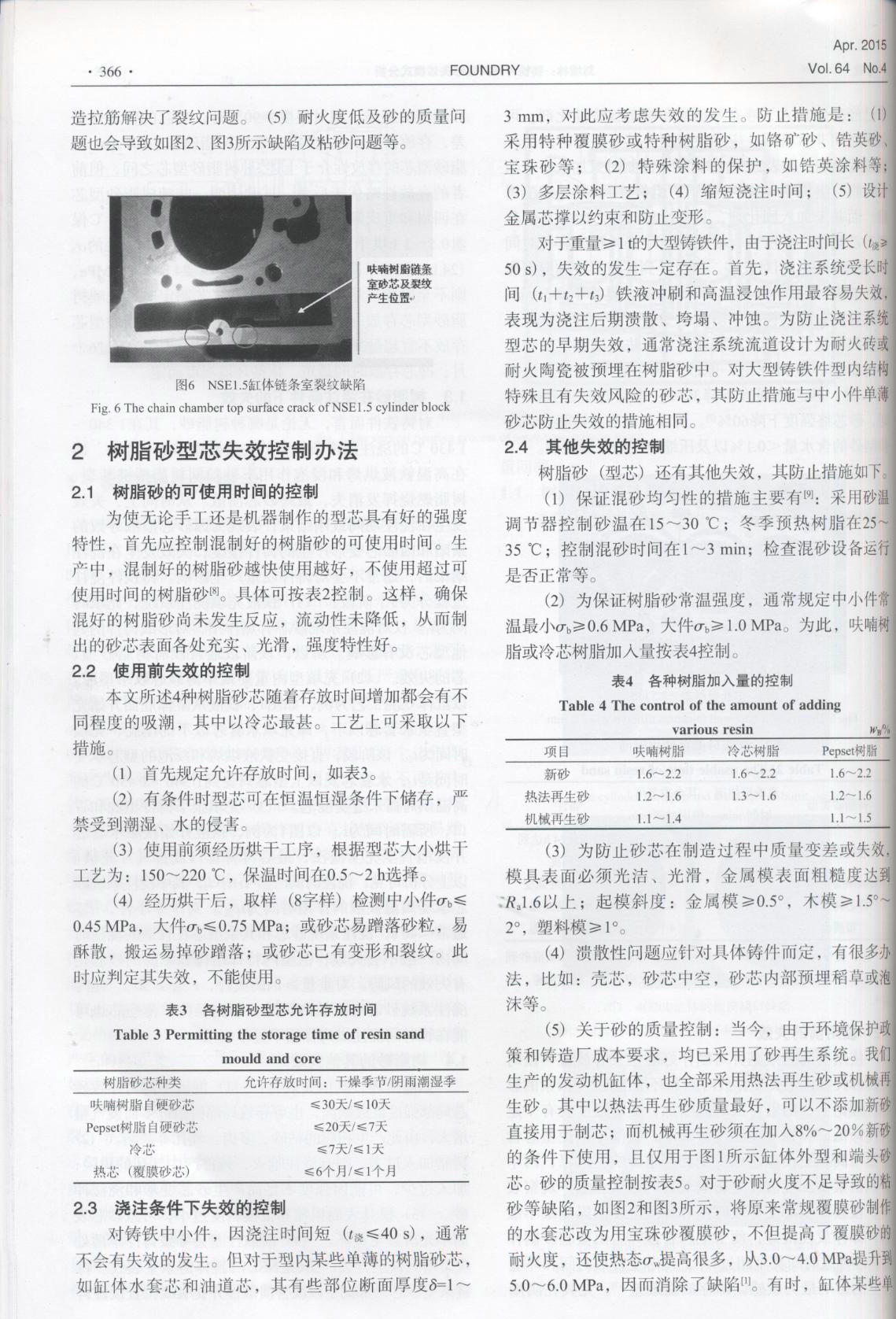 铸铁件用树脂砂失效模式分析4